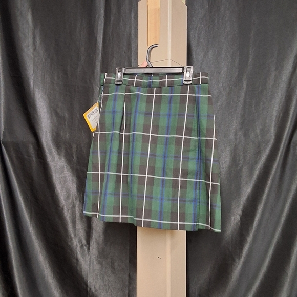 Columbia Green and Blue Wrap Skort Casual Mini - Picture 8 of 17